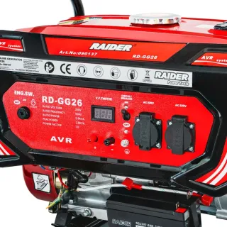 Бензинов генератор за ток Raider RD-GG26/ 2.8 kW/ 12 л Бензинов генератор за ток Raider RD-GG26/ 2.8 kW/ 12 л