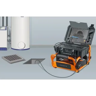 Професионална система за инспекция на тръби Laserliner DrainInspector HD30/  7.2 V / 6.4 Ah
