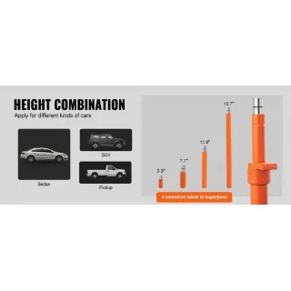 Комплект за ремонт на автомобилни каросерии VEVOR Porta Power Kit/ 12 т Комплект за ремонт на автомобилни каросерии VEVOR Porta Power Kit/ 12 т