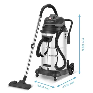 Прахосмукачка за мокро и сухо почистване STAHLWERK VCL-1400 ST / 1400 W/ 60 л Прахосмукачка за мокро и сухо почистване STAHLWERK VCL-1400 ST / 1400 W/ 60 л