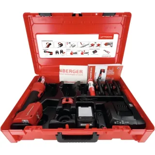 Акумулаторна пресова машина ROTHENBERGER ROMAX NANO iJAWs Set SV 15-22-28/ 18V/ 2Ah