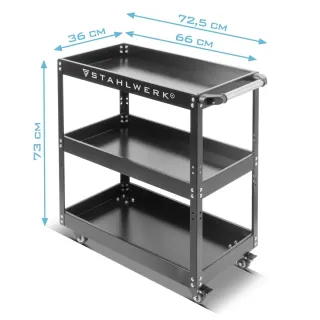 Количка за инструменти STAHLWERK ST-730 Количка за инструменти STAHLWERK ST-730