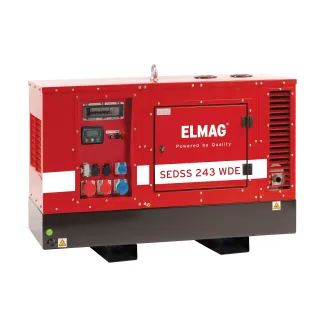 Авариен дизелов генератор ELMAG SEDSS 243WDE-ASS/ 400V/ 24 kVA/ 73 л
