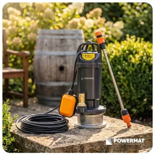 Потопяема помпа с поплавък за чиста и мръсна вода Powermat PM-PDWB-550TP/ 550W Потопяема помпа с поплавък за чиста и мръсна вода Powermat PM-PDWB-550TP/ 550W