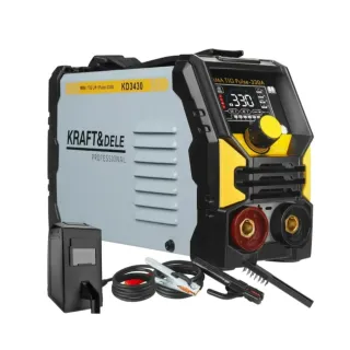 ПРОМО ПАКЕТ! Заваръчна маска STAHL The Welding Helmet -True Color DIN 9-13 + Инверторен заваръчен апарат KraftDele KD3430/ 330A