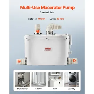 Канализационна помпа VEVOR FLO500-DE Pro/ 500W