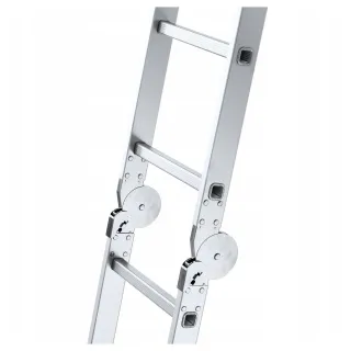 Алуминиева многофункционална съчленена стълба AWTools AW23032/ 4x3