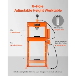 Хидравлична преса VEVOR ZX0901/ 30 т