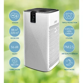 Дизайнерски пречиствател на въздух TROTEC AirgoClean® 250 E/ 45W Дизайнерски пречиствател на въздух TROTEC AirgoClean® 250 E/ 45W
