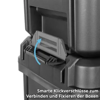 Комплект кутии за инструменти с платформа STAHLWERK 6967/ 3 бр.