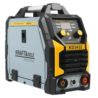 Инверторен заваръчен апарат KraftDele KD3432/ 210A Инверторен заваръчен апарат KraftDele KD3432/ 210A