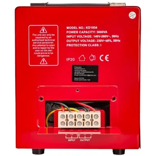 Регулатор на напрежение KraftDele KD1934 AVR/ 3000VA/ 230V Регулатор на напрежение KraftDele KD1934 AVR/ 3000VA/ 230V
