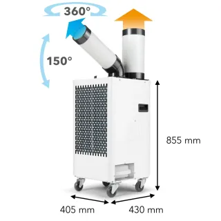 Мобилен климатик TROTEC Spotcool PT 2700 SP/ 1150W/ 2700W