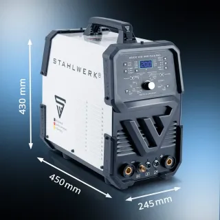 Цифров заваръчен апарат STAHLWERK AC/DC TIG 200 Pulse Pro/ 200A
