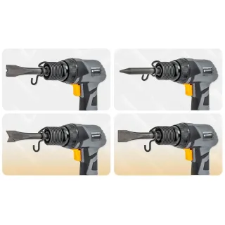 Пневматичен чук Powermat PM-MLP-10T + 4 бр. длета