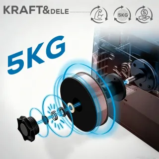 Инверторен заваръчен апарат KraftDele KD3433/ 255A Инверторен заваръчен апарат KraftDele KD3433/ 255A