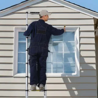 Телескопична сгъваема стълба VEVOR ML-1026PH/ 2.6 м