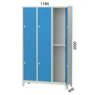 Гардероб с шест отделения KOCEL - 6056
