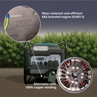 Инверторен генератор KOENNER-SOEHNEN KS 4500i/ 4.5kW Инверторен генератор KOENNER-SOEHNEN KS 4500i/ 4.5kW