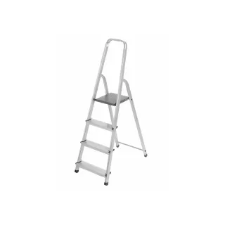 Алуминиева сгъваема стълба AWTools AW23014/ 1х4