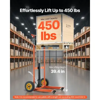 Хидравлична палетна количка VEVOR scddc1000/ 205 кг