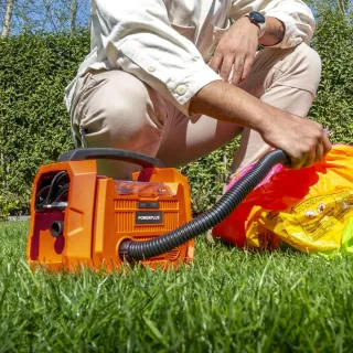 Компресор за въздух 2 в 1 Power Plus POWDP7031/ 20 V/220 V Компресор за въздух 2 в 1 Power Plus POWDP7031/ 20 V/220 V