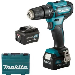 Акумулаторен ударен винтоверт Makita HP333DSME, 12 V, 4.0 Ah
