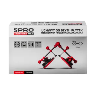 Двойно регулируема вакуумна вендуза PRO PRO-PR008/ 200 кг/ 200 мм