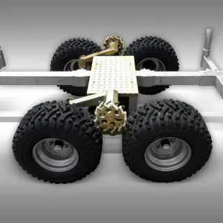 Ремарке за дървен материал Jansen HRW-15pro, 6.5 к.с. Ремарке за дървен материал Jansen HRW-15pro, 6.5 к.с.