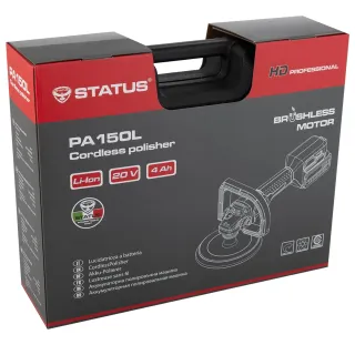 Акумулаторна полирмашина STATUS PA150L/ 20 V/ 4Ah