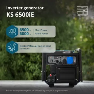 Инверторен бензинов генератор KOENNER-SOEHNEN KS 6500iE/ 6.5 kW/ 230V/ 17л Инверторен бензинов генератор KOENNER-SOEHNEN KS 6500iE/ 6.5 kW/ 230V/ 17л