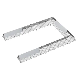 Преносим тунел за питици/зайци VEVOR TT-MCT004 Преносим тунел за питици/зайци VEVOR TT-MCT004