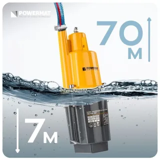 Потопяема мембранна помпа за чиста вода Powermat PM-PDW-280T/ 280W