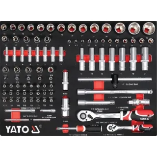 Количка за инструменти Yato YT-55308/ 157 части Количка за инструменти Yato YT-55308/ 157 части