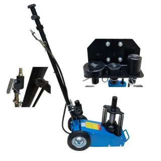 Пневмо-хидравличен гаражен крик GAMATEH 55077/ 22 т