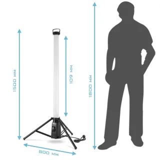 LED кула прожектор STAHLWERK TBS-100 ST/ 100W