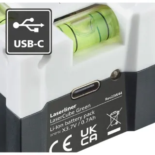Линеен лазерен нивелир Laserliner LaserCube Green/ 10 м