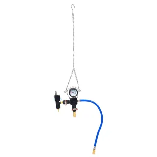 Комплект за тестване на течове от охладителната система на автомобили KraftDele KD12501/ 28 части