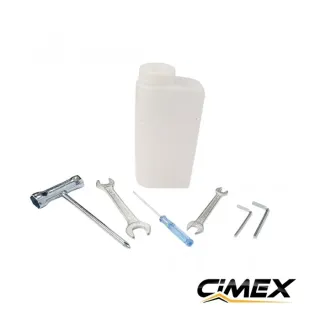 Бензинов свредел CIMEX EA300 + 3 свредла + удължител / 4,7 к.с / 150 / 250 / 300 мм