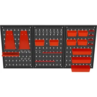 Метален перфориран панел за инструменти KraftDele KD11898/ 120 х 60 см Метален перфориран панел за инструменти KraftDele KD11898/ 120 х 60 см