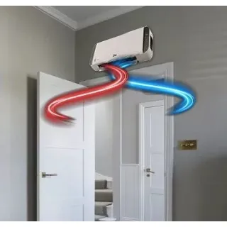 Въздушна завеса RED TECHNIC RTGC0056 LCD/ 2kW/ с дистанционно