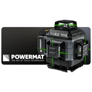 Лазерен нивелир със зелен лъч Powermat PM-PLK-4DM2/ 40 м