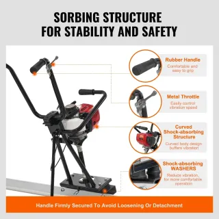 Бензинов вибромастар VEVOR ZPJ-25A-11/ 1.16 к.с. Бензинов вибромастар VEVOR ZPJ-25A-11/ 1.16 к.с.