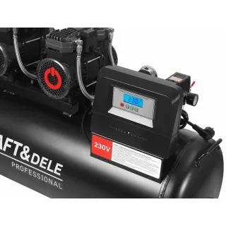 Безмаслен компресор + сепаратор и манометър Kraftdele KD4084/ 3x2200W/ 200 л Безмаслен компресор + сепаратор и манометър Kraftdele KD4084/ 3x2200W/ 200 л