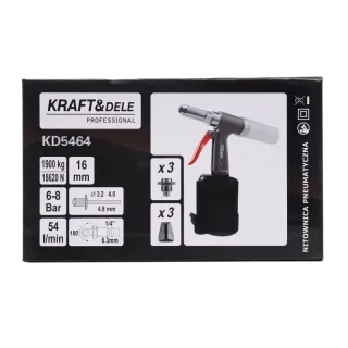 Пневматична нитачка KraftDele KD5464/ 8bar