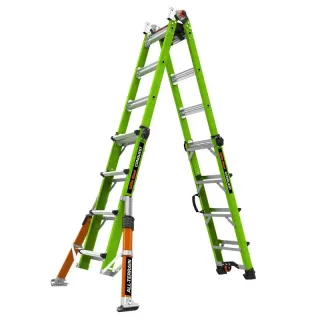Професионална двураменна стълба Little Giant CONQUEST 4x4 M17 Fiberglass/ 150 кг