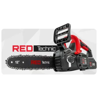 Акумулаторен верижен трион RED TECHNIC RTPAK0124/ 21V/ 2x4Ah
