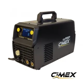 Комбиниран телоподаващ заваръчен апарат CIMEX MIG-200P/ 200A/ LED дисплей