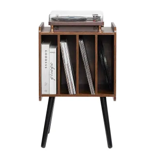 Стойка за грамофон 2 нива с 4 шкафа VEVOR KLEC-05 Стойка за грамофон 2 нива с 4 шкафа VEVOR KLEC-05