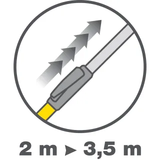 Стъргало за кофраж с телескопична дръжка Leborgne 142309/ 30 см 